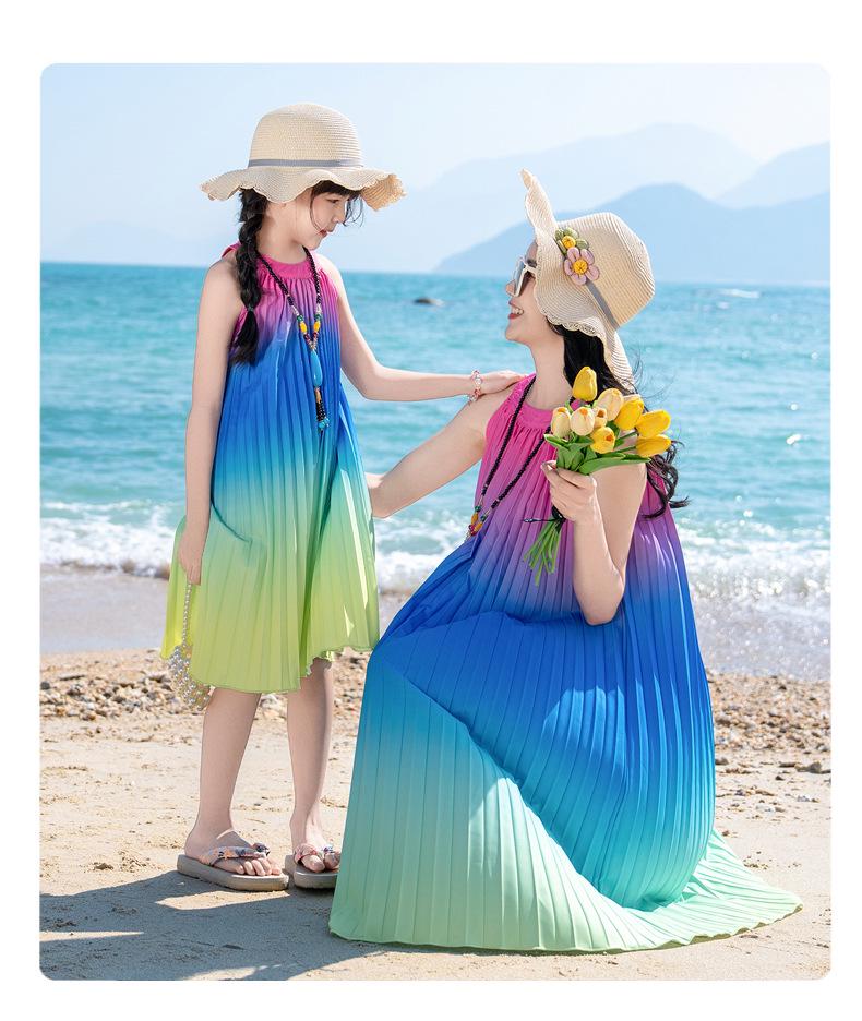 Stylish Spring-Summer Family Outfits: Mother-Son & Mother-Daughter Dresses