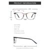 ZENOTTIC Casual Square Optical Prescription Eyeglasses Frames Unisex Ultralight Acetate All Day Comfort Spectacle Frame