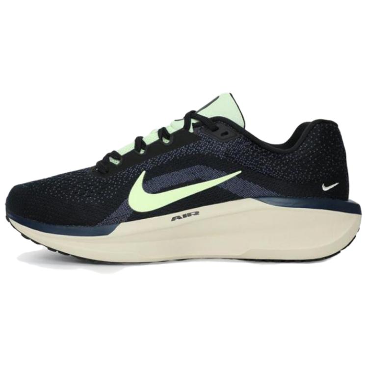 Nike Air Winflo 11 Comfortable Versatile Durable Low-Top Casual Running Shoes Men Sneaker Black Blue IH0637071