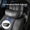Car Headrest Breathable Seat Pillow Leather Neck Support Interior For Lexus CT200h ES250 ES300h IS250 IS200 GS300 GS460 GX470
