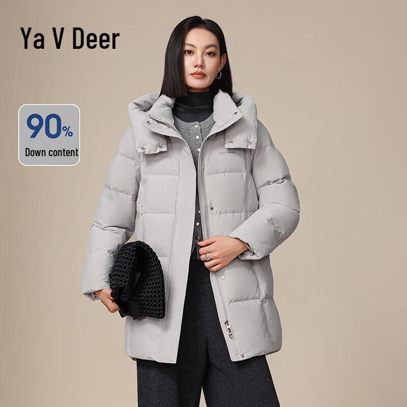 Женский пуховик Yalu премиум средней длины S