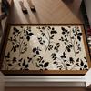 Retro Green Welcome Entrance Mat Rug Absorbs Dirt Door Mat Non-Slip Floor PVC Doormat Cuttable Hallway Mat