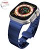 Ultra 2 1 Titanium Color For Apple Watch Ultra 49mm 45mm 44mm 42mm Luxury Bracelet iWatch 46mm 41mm 8 9 10 Stainless Steel Band