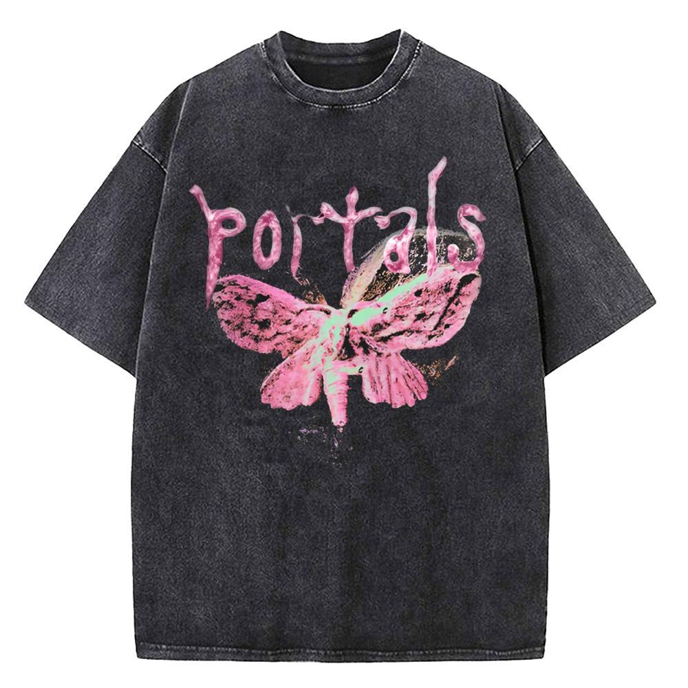 Melanie Martinez The Trilogy 2026 Portals Album T Shirt Men s Women Fashion Casual Retro Washed T-shirt Breathable Streetwear L
