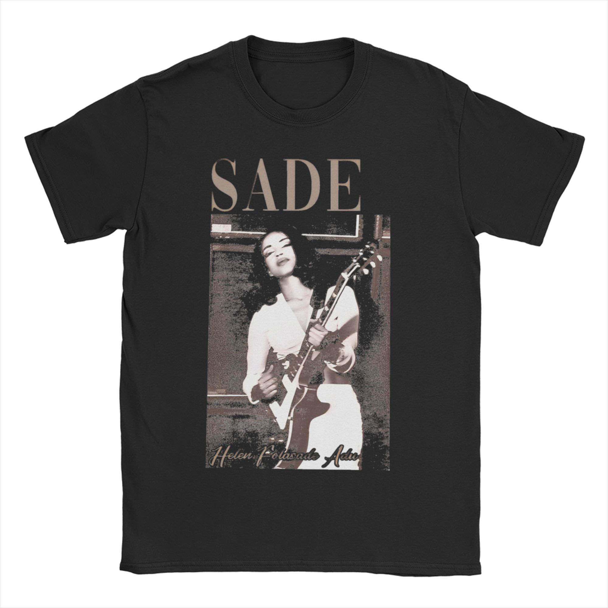 

SSade Adu Singer 80s Music T Shirt for Unisex Women Pure Cotton Cool TShirt Crew Neck Tees Short Sleeve Clothes Gift Idea 4XL