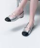 Forrr Point Toe Maryjane Flat - Silver
