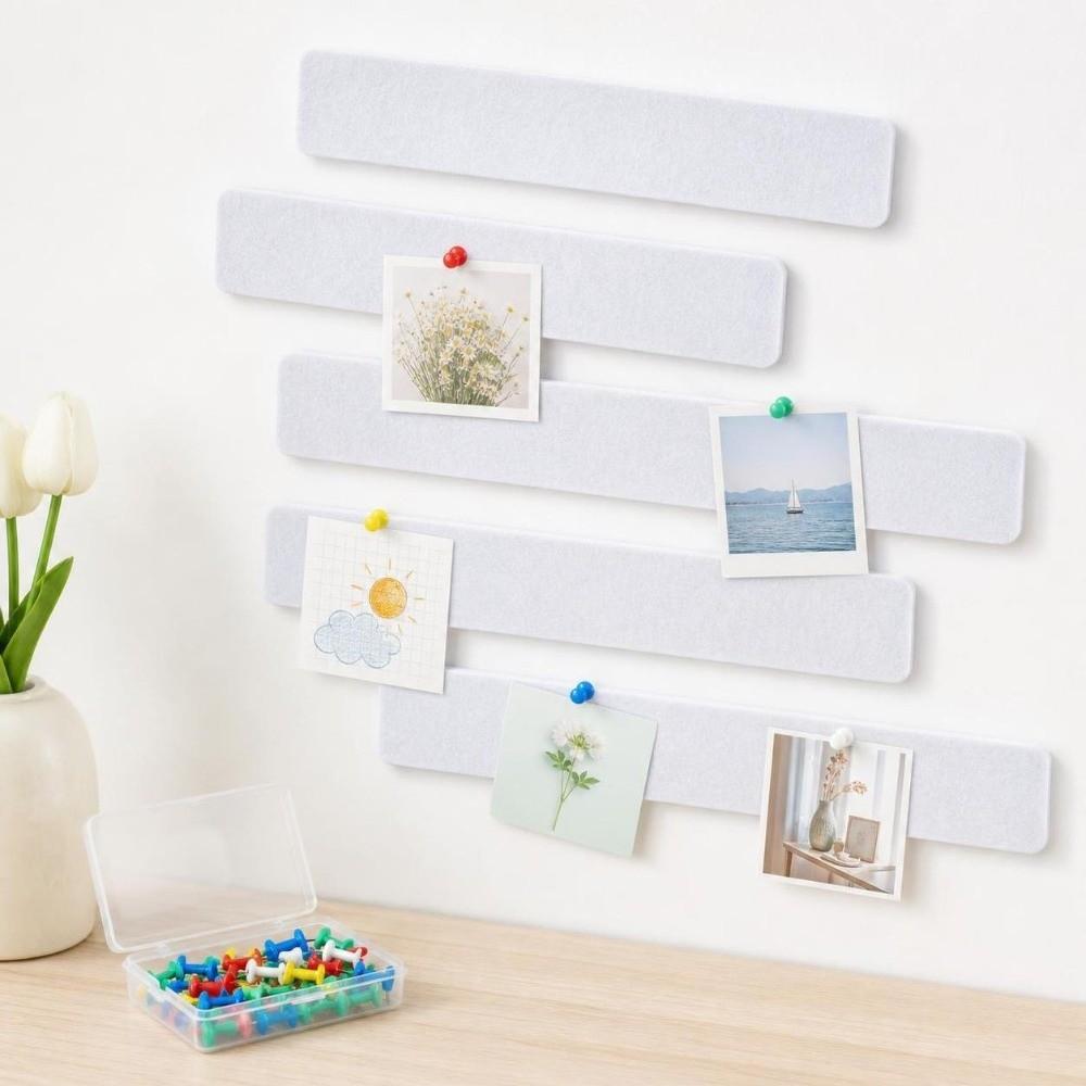 8PCS Practical Felt Strip Adhesive Tabs Included Felt Bulletin Board  Home Office