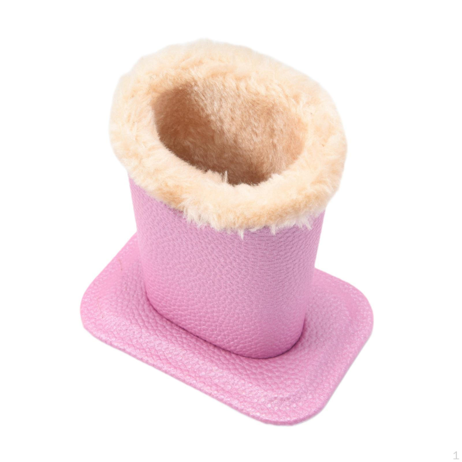 

Eyeglass Holder with Plush Interior, Sunglasses Case for Bedroom Desk рожевий