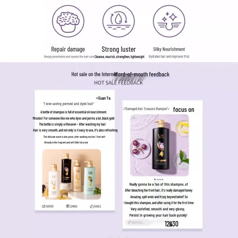 Sunsilk Traubenkern Stärkendes Reparatur Ätherisches Öl Shampoo