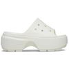 Crocs Stomp Slide Chalk Platform Slide 209346-0WV