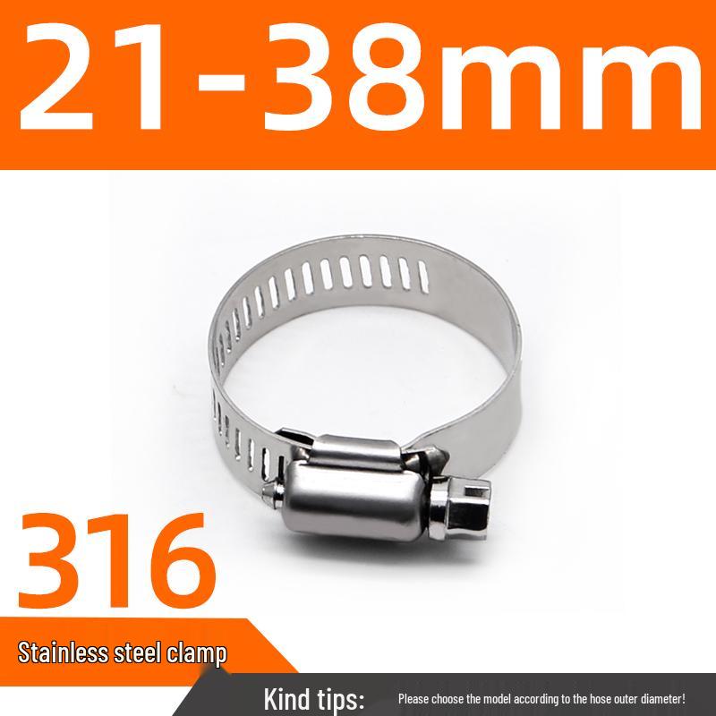 316 Stainless Steel Quick Release Hose Clamp for Pipe Fixing