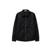 FW23 Solid Color Zip Collar Long Sleeve Jacket Men Jackets Black 791511112-V0029
