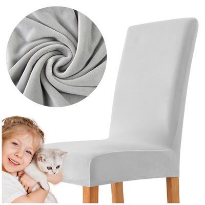 Cover Velvet Chair Thick Grey Velvet