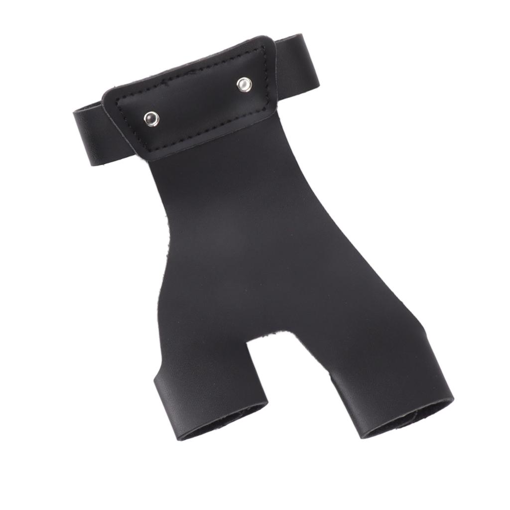 Archery Hand Guard Protector Artificial Leather Comfortable   2 Finger Archery Protective Glove for Archers