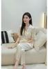 Elegant Ice Silk Women's Pajamas: Summer Short Sleeve, Light Luxury, Versatile Home Wear, Douyin's Hot Seller