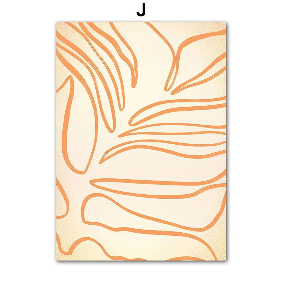 

Watercolor Mountain Flower Leaves Geometry Wall Art Posters, Nordic Abstract Pictures, Bedroom Decor, Indoor Canvas Painting 21x30cm No Framed