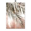 Modern Pink Gold Marble Flower Beach Girl Wall Art Nordic Posters Canvas Painting  And Prints Wall Pictures For Living Room Home