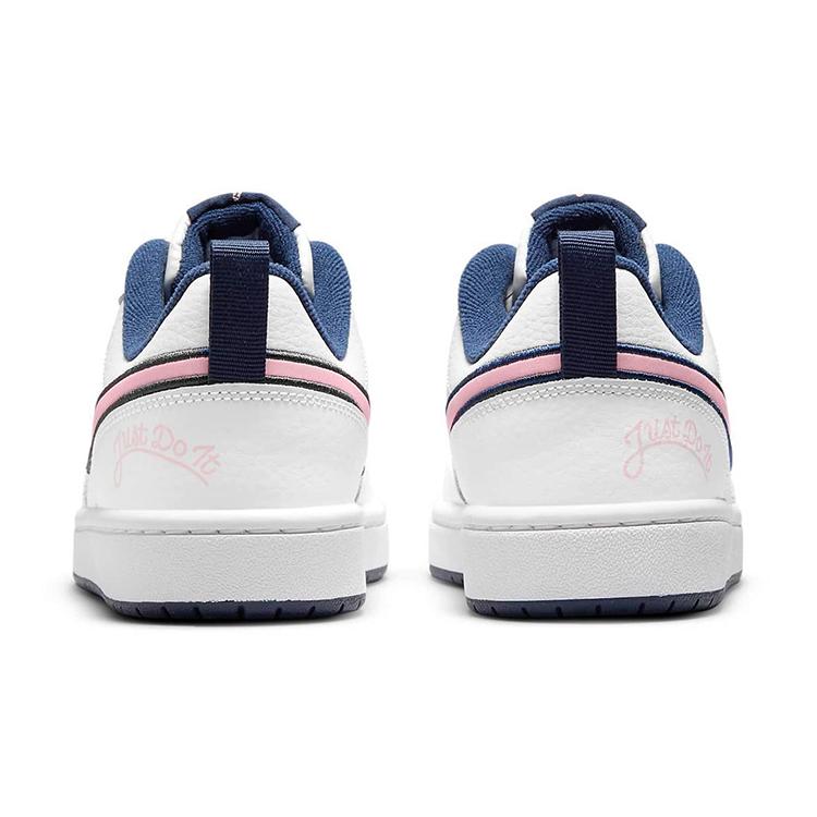 Nike Court Borough Low 2 SE1 'White Blue Pink' GS DB3090-100