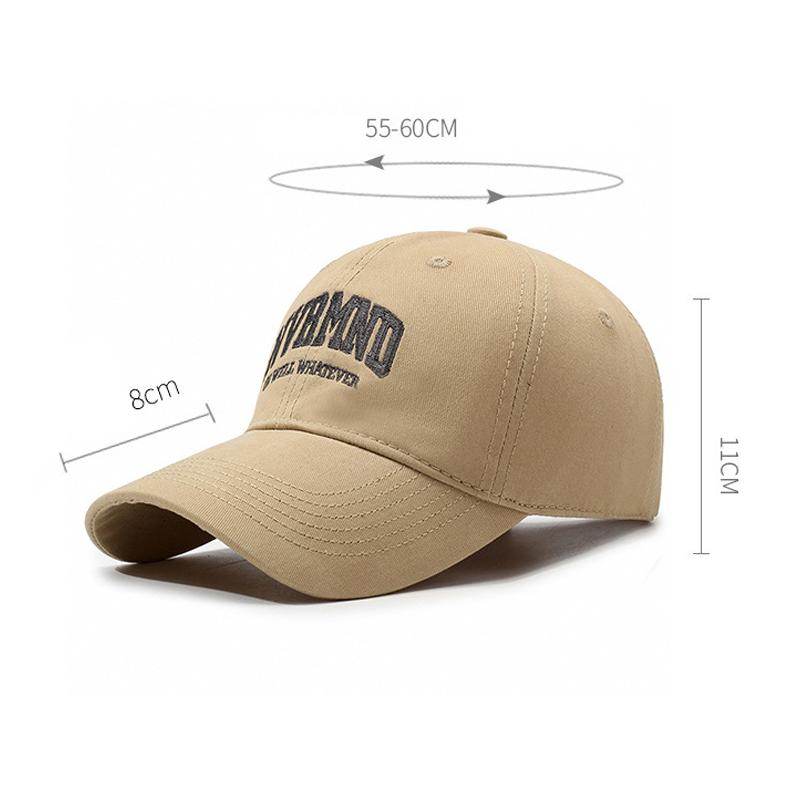 Embroidered Letter Baseball Cap Women Men Sunshade Cap