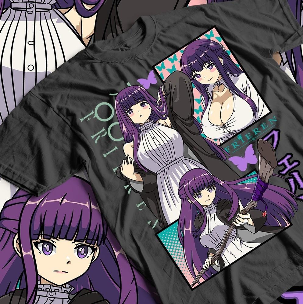 Fern Stark Anime Gifts T-Shirt, Frieren Beyond Journey  's End Shirt, Unisex Tee,