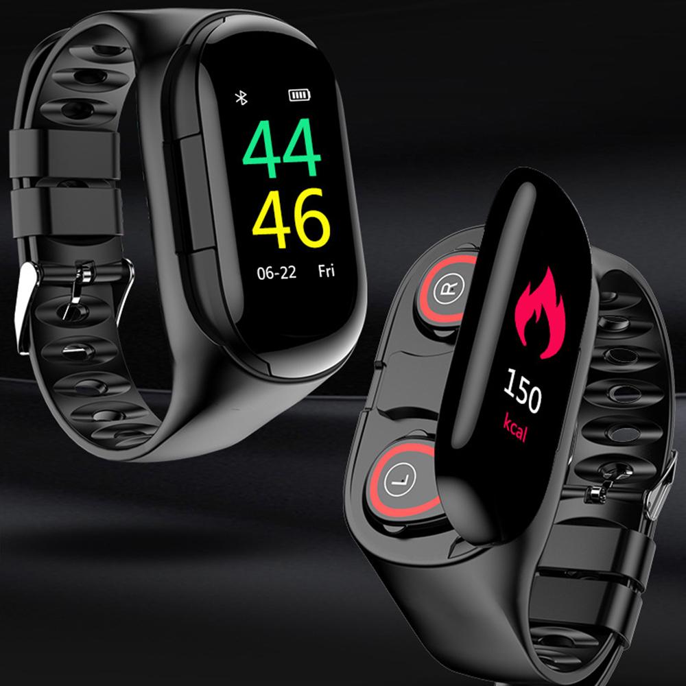 M1 Smart Bracelet TWS Headphone 2-in-1 