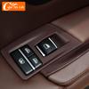 7Pcs/Set Chrome for BMW F10 F18 F07 5 Series 5GT 2010 - 2018 Window Glass Lifter Switch Buttons Sequins Decoration Trim
