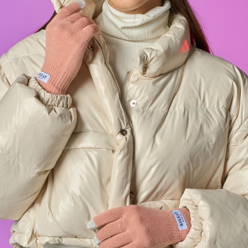 KOLEAT Real Knit Color Block Smart Touch Thick Winter Gloves [5 Colors]