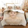 Shakira 3PCS Bedding Set, Duvet Cover + 2 Pillowcases, Latin Singer Print Soft Microfiber Bedding for Fans Bedroom Decor