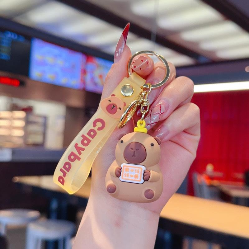 Capybara Kapibara Serie Puppe Schlüsselanhänger Schultaschenanhänger Student Kleines Geschenk Anhänger