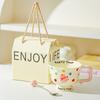 Creative Fashion Ceramic Mug Office Gift Home Cup Coffee Cup Water Cup Breakfast Cup Happy Birthday