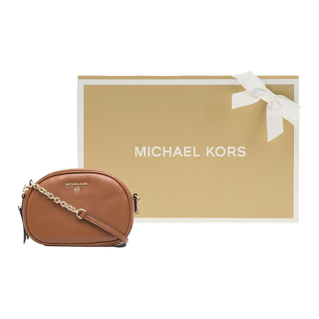 New MICHAEL KORS Jet Set Small Pebbled Leather Convertible Camera Bag 32S1GT9C0L-230