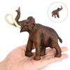 Lurrose Prehistoric Mammoth Model Figure, 5.5 Inch, PVC Simulation Animal Toy for Education and Home Decor
