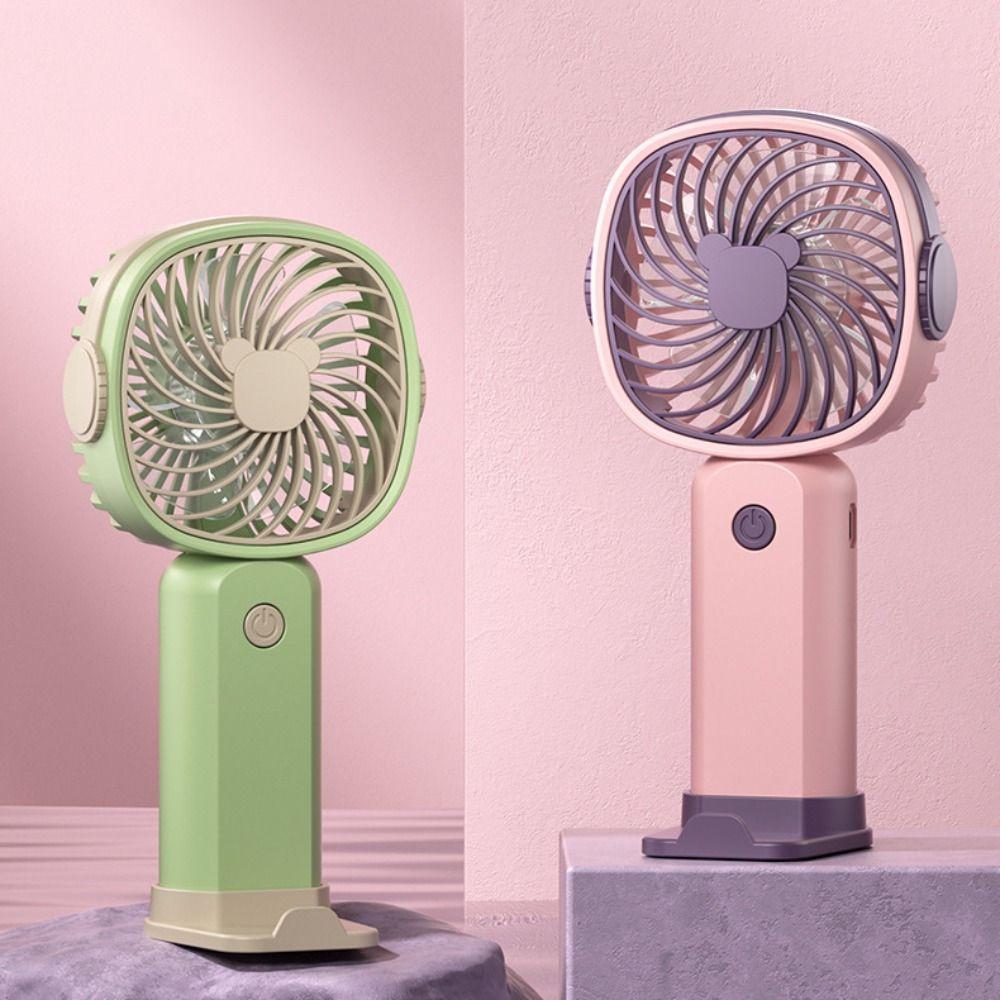 USB Rechargeable Pocket Fan Handheld Desk On Fan New Small Fan  Outdoor Summer