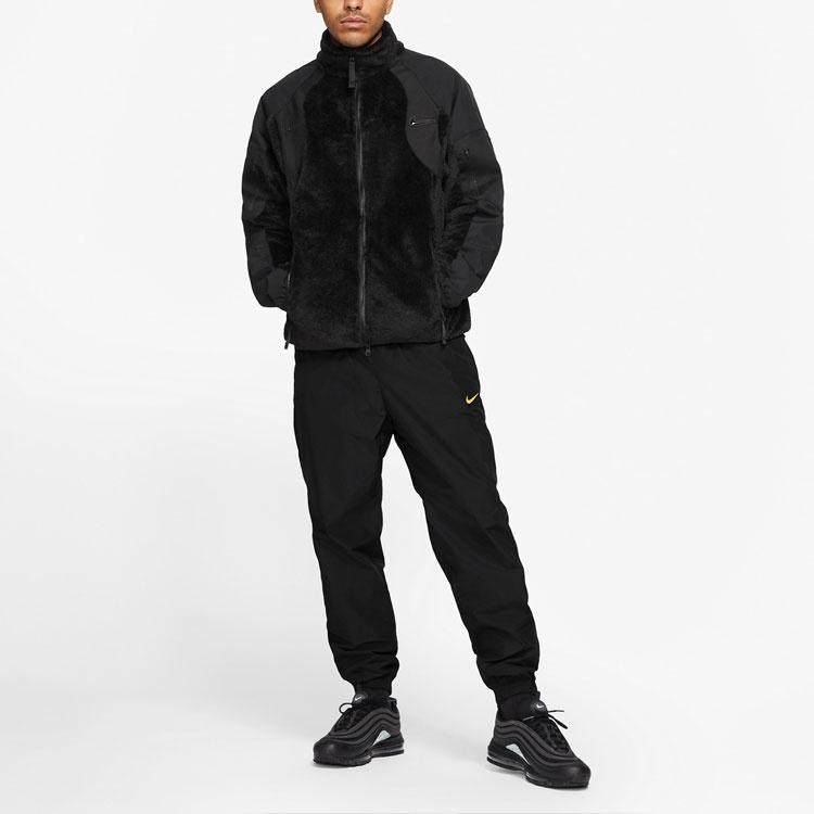 Nike X NOCTA Drake Polar Fleece Splicing Jacket Asia Sizing 'Black' Men's DA4133-010