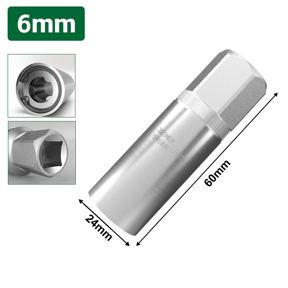 Automotive Repair 8mm Screw Extractor Tool Screw Extractor Removal Kit Tool 1 2inch Drive Extractor Hex Drive Compatibility