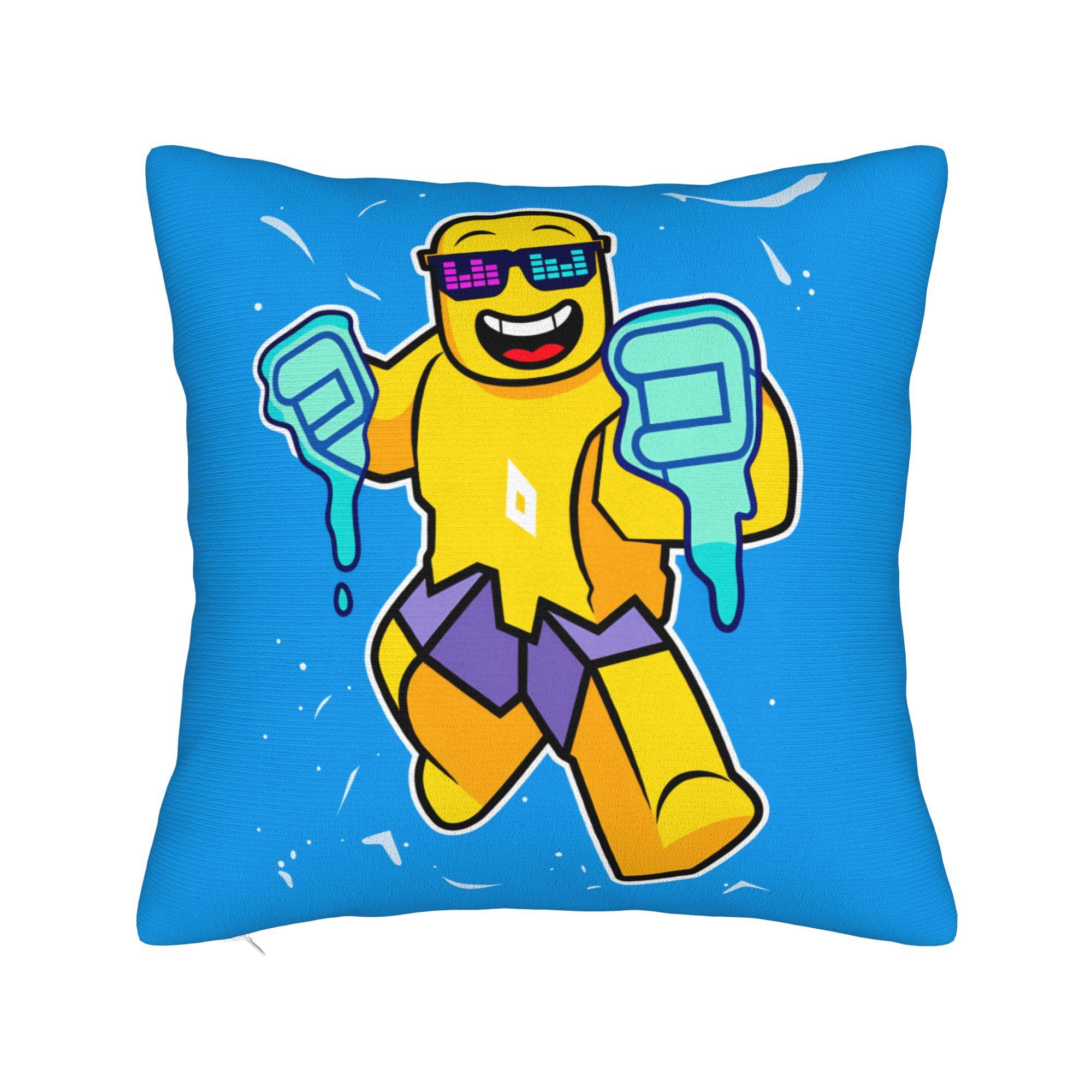 

Pillow Cover S-Sunny And M-Melon Funny Pillow Case For Living Room Chair Pillowcases 12x12Inch