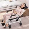 For Wheels Elderly Bathroom Chair Medical Toilet Portable Shower Designer Stool Disabled Storage Taburete Plegable Home Furnitur
