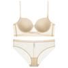 Sexy U-shaped halter, beautiful back underwear, smooth and seamless solid color underwear, big breasts and small, gather and support bra.