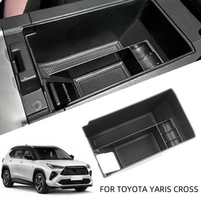 Für Toyota Yaris Cross 2024 2025 ABS Auto Armlehnen Aufbewahrungsbox Innenraum Modifikation\ Mittelkonsolen Aufbewahrungszubehör