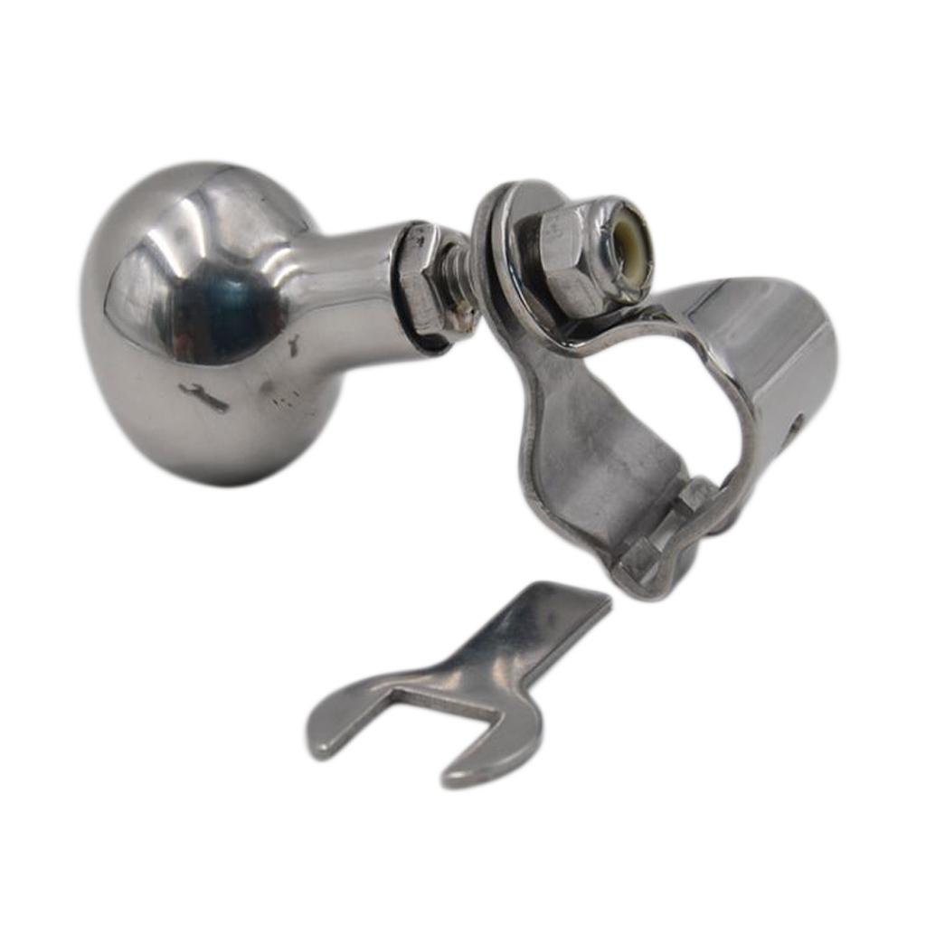 US 316 Stainless Steel Steering Wheel Knob For Marine Boat Maneuvering