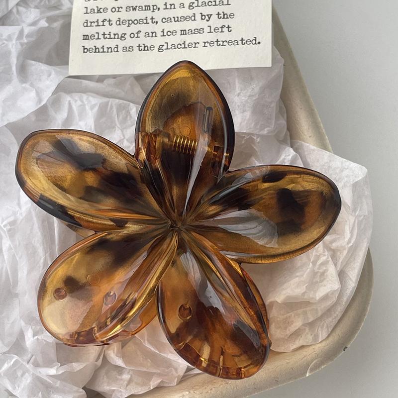 

Элегантные заколки для волос с цветами Гавайская плюмерия Пляжные цветы Зажим-краб для волос Заколки Аксессуары Заколка Женские Девичьи Головные уборы