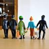 Haute Qualité Les Aventures De Tintin Et Milou Lot de 6 Pièces/Ensemble Figurine 8,5-4,5 cm Figurine Les Aventures de Tintin Poupées d'Animation Classiques Collection