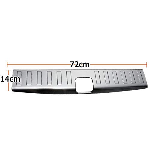 Wellvie Honda Interior Parts Luggage Scuff Plate Accessories Custom Step Guard Rear Bumper Silver Stainless Steel Interior Parts Car Interior Parts