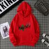 Women's Real Shot American Plant-printed Sweater Hooded Autumn and Winter New Men's and Women's Models