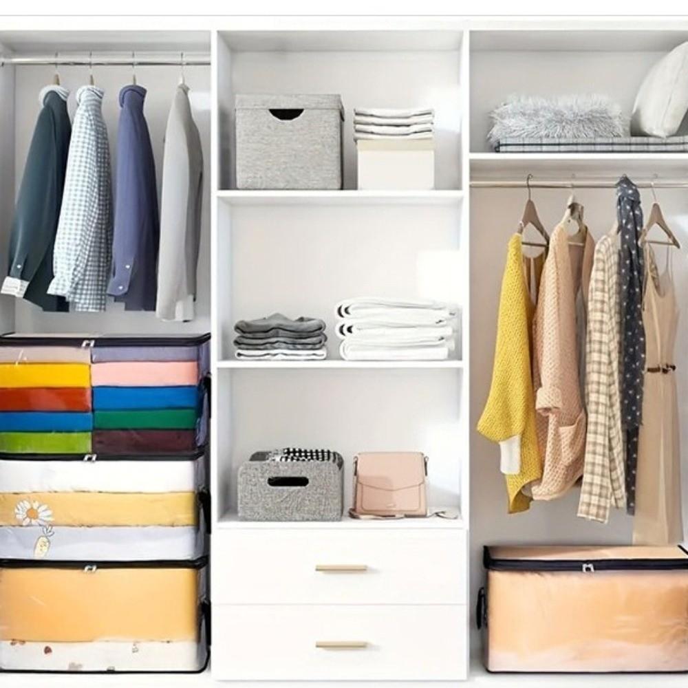 Foldable Quilt Storage Bag Large Capacity Clothing Storage Bag  Household Organizer