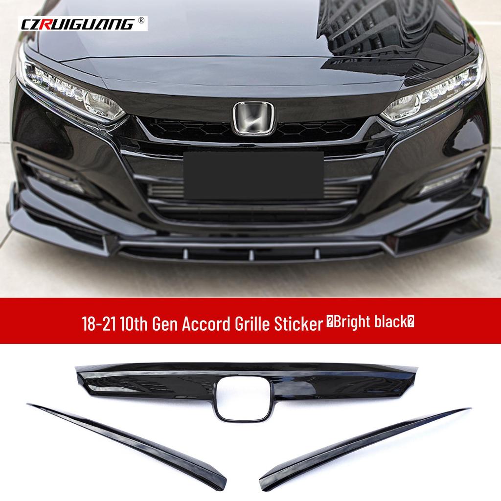 10e Generatie Accord Inspire Voorlip, Sideskirts, Achter- & Boven Spoilers, Louvers & Voorste Splitter Kit