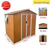 Movable Outdoor Sheet Metal Garden Shed and Storage Room