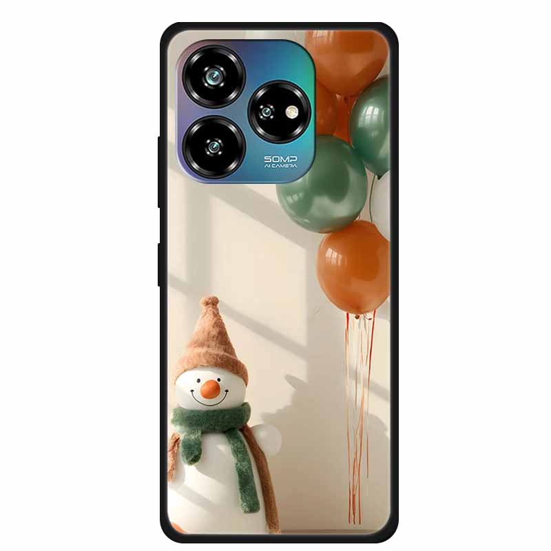 Christmas Lovely Cover For ZTE Axon 60 Lite Case  Axon60 50 40 Lite Pro Ultra 30 Soft Silicone TPU Phone Case For ZTE Axon 60 4G