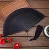 260 Send Mingyue Same Fan Chinese Ancient Style 7-Inch Silky Folding Fan Exquisite Portable Folding Fan Cheongsam Ancient Chinese Clothing Dance Fan
