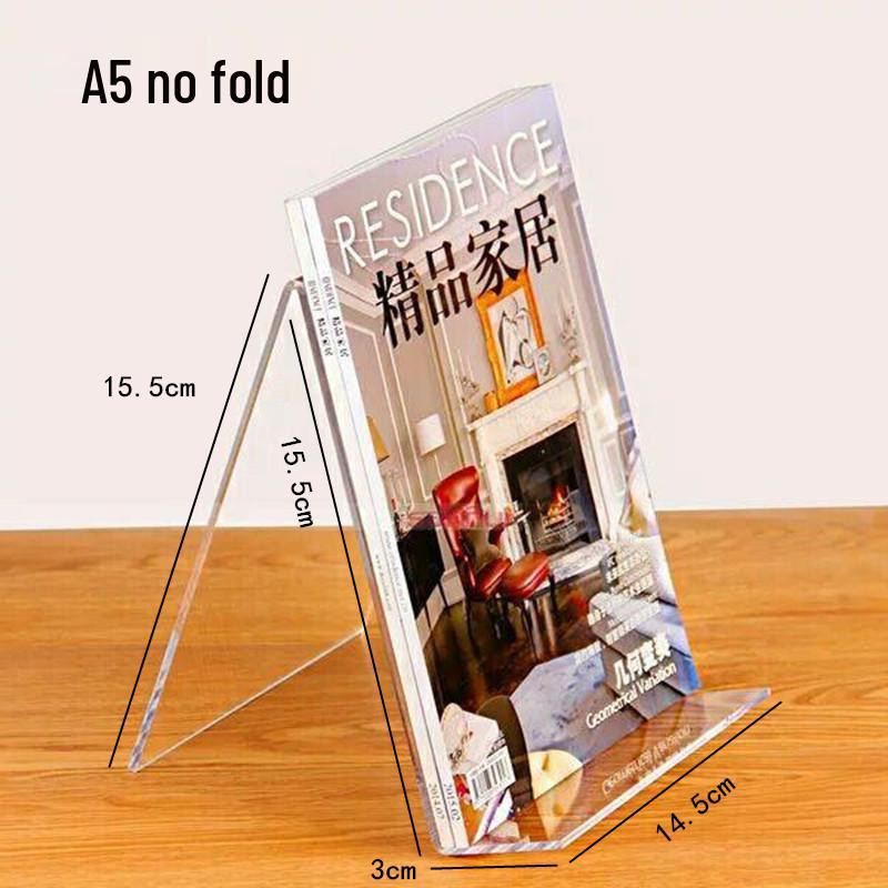 Acrylic Bookends and Stand for Books, Booklets, Records, and Displays
